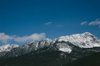 山峦,冰雪,天空,湖泊,草原,雪山风景