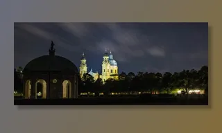 Theatinerkirche，慕尼黑，巴伐利亚，庭院花园