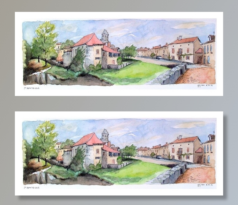 croquis：圣让·德科尔-法国