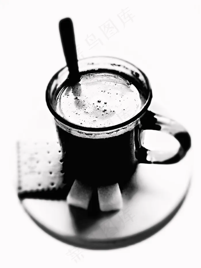 咖啡，杯，糖，饼干，蛋糕