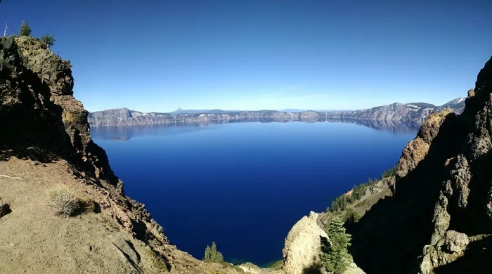 火山口湖，俄勒冈，国家公园，蓝色，性质，水
