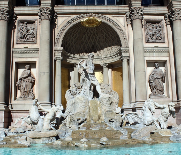 雕像，凯撒，赌场，大理石，拉斯维加斯，景观