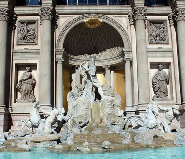 雕像，凯撒，赌场，大理石，拉斯维加斯，景观