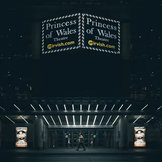 剧院，百老汇，入口，城市，播放