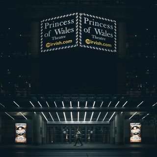 剧院，百老汇，入口，城市，播放