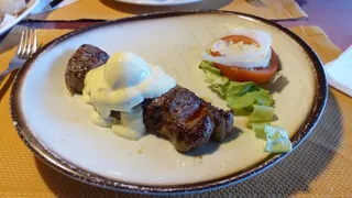 饮食，法院，肉类，牛排，午餐，主菜，膳食