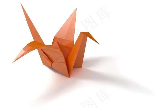 折纸，折纸，鸟，起重机，业余爱好，艺术