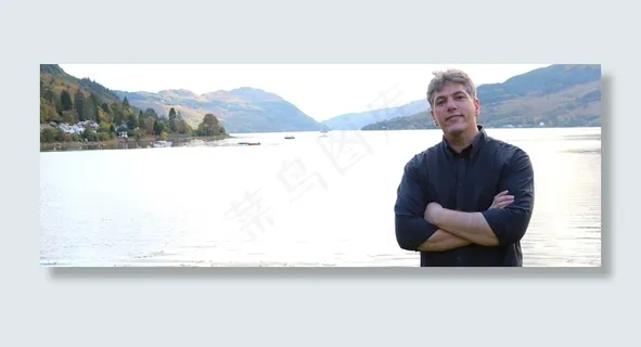 尼斯湖，苏格兰，高地，景​​区，男子，男性，户外