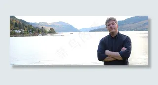 尼斯湖，苏格兰，高地，景​​区，男子，男性，户外