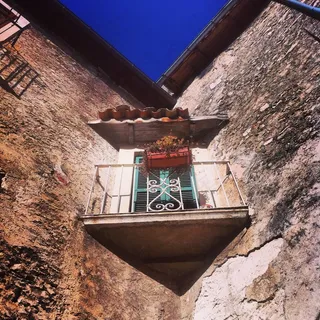 墙壁，露台，乡村，博尔戈