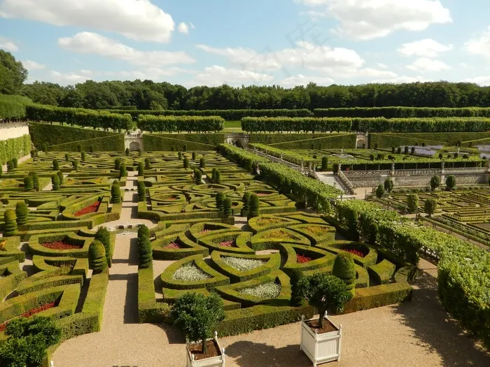 ChâteauDe Villandry皇家城堡，城堡，法国