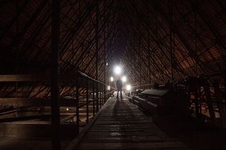 屋顶，屋顶建筑，钢结构，木材