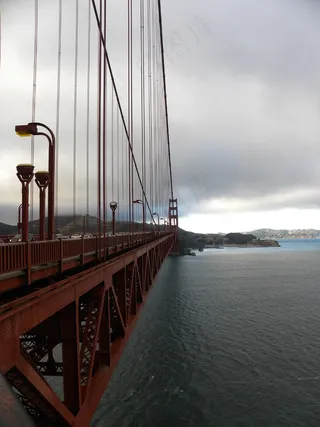 金门大桥，悬索桥，桥，金