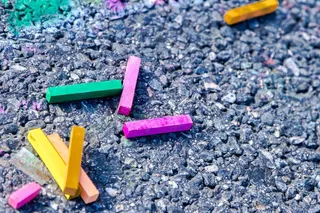 粉笔，艺术，街头艺术，比赛，路面，沥青