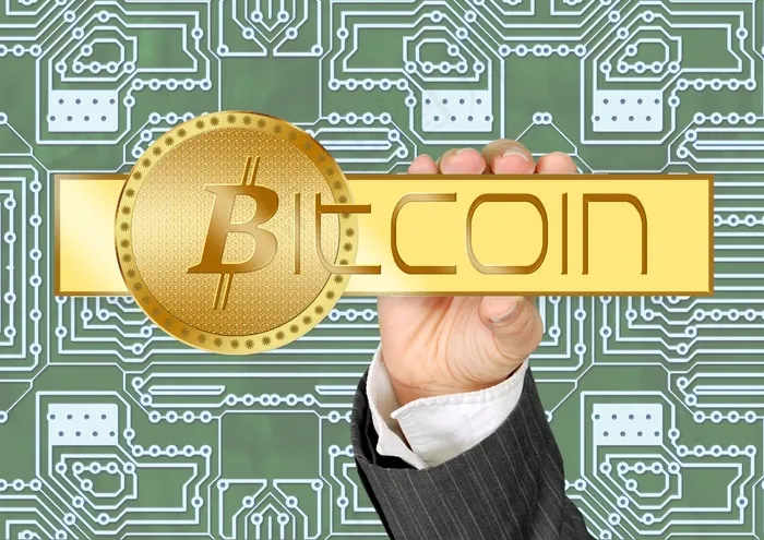 比特币，加密货币，货币，金钱，手，保持