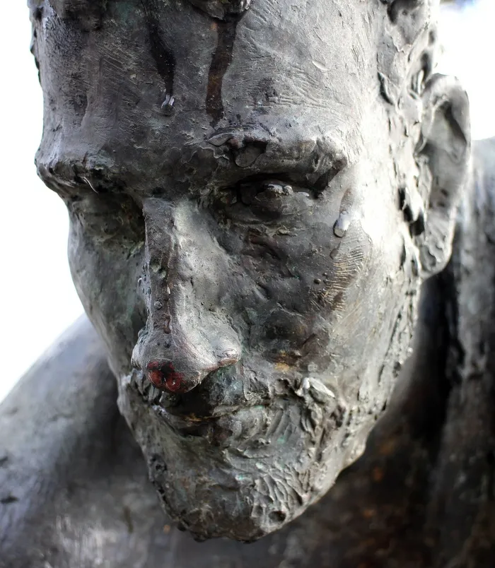 肖像，脸，人，滴，雨滴，雕塑