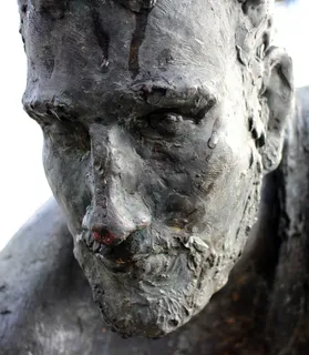 肖像,脸,人,滴,雨滴,雕塑 肖像,脸,人,滴,雨滴,雕塑