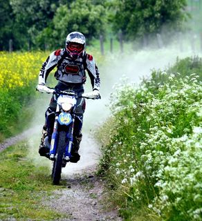 电单车，交叉，男子，人，体育，摩托车