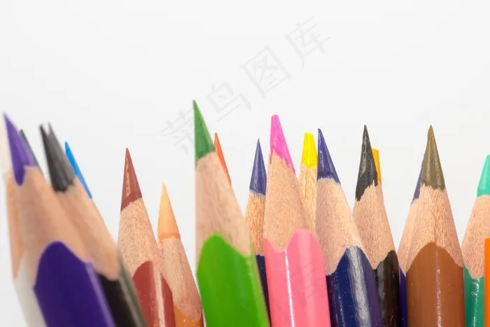 彩色铅笔，木钉，钢笔，多彩，颜色