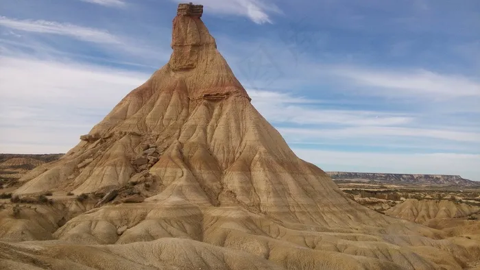 巴德纳斯雷亚雷斯，景观，干旱，干，岩石，沙，天空