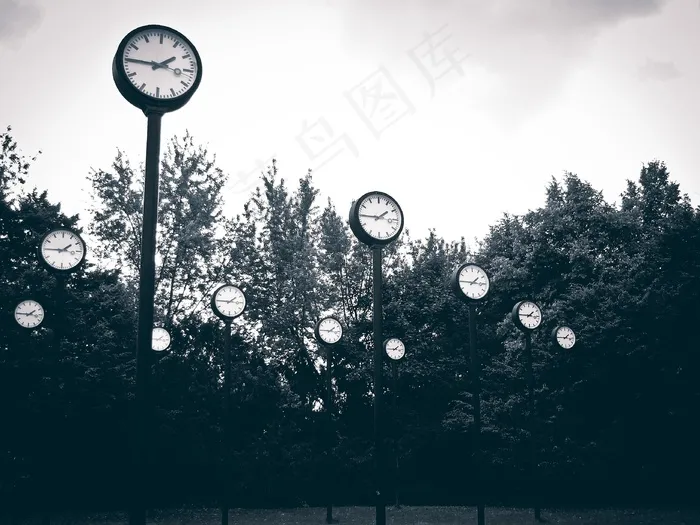 手表，时间，时间，钟面，艺术，杜塞尔多夫