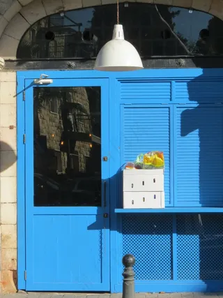 门，蓝色，门口，入口，房子，家，居住