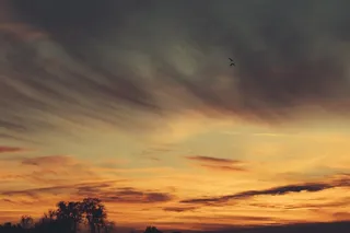 天空，橙色，日落，日出，黎明，黄昏，自然