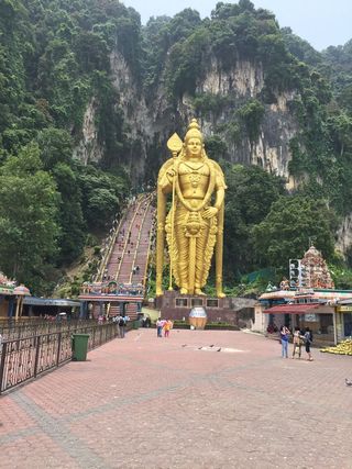 黑风洞，佛教寺庙，印度，山