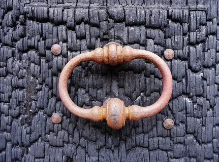 门，火，木，布鲁尔​​，黑色，铁，金属，句柄