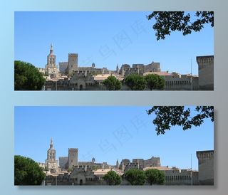 阿维尼翁，教皇，万国宫，法国，架构