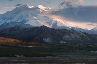 山，景观，云，风，荒野，迪纳利