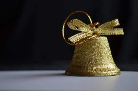 金，钟，饰品，装饰，金属，明亮