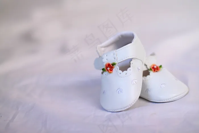 鞋子，洗礼，Schühchen，婴儿，白色，高贵，可爱