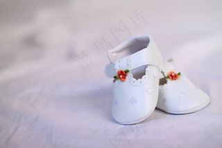 鞋子，洗礼，Schühchen，婴儿，白色，高贵，可爱