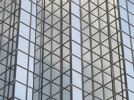 玻璃幕墙，办公室，建筑，达拉斯，天际线