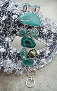 德鲁兹(Druzy),德鲁西(Drusy),太阳能石英,石英,手链,石头 德鲁兹(Druzy),德鲁西(Drusy),太阳能石英,石英,手链,石头