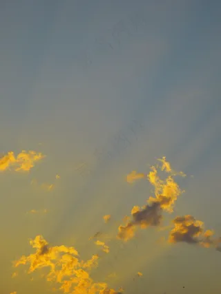 天空，Morgenstimmung，太阳，云，早晨，日出