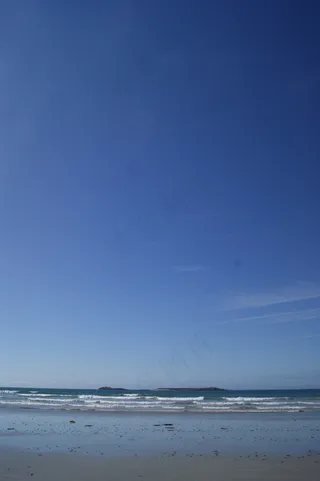 布列塔尼，地平线，海，太阳，海滩，沙，天气