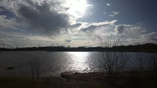 太阳，云，日落，天空，蓝色，蓝天，春天