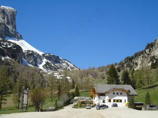 白云岩，山，岩，全景，天空，蓝色，心情