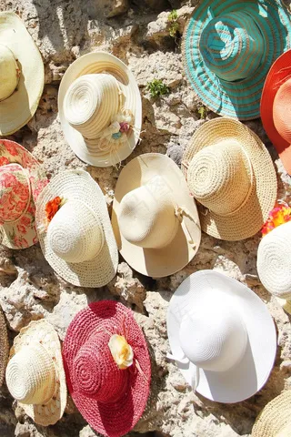 帽子，帽子，太阳帽，太阳，草帽，头饰，时尚