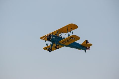 双层，飞机，飞行，螺旋桨飞机