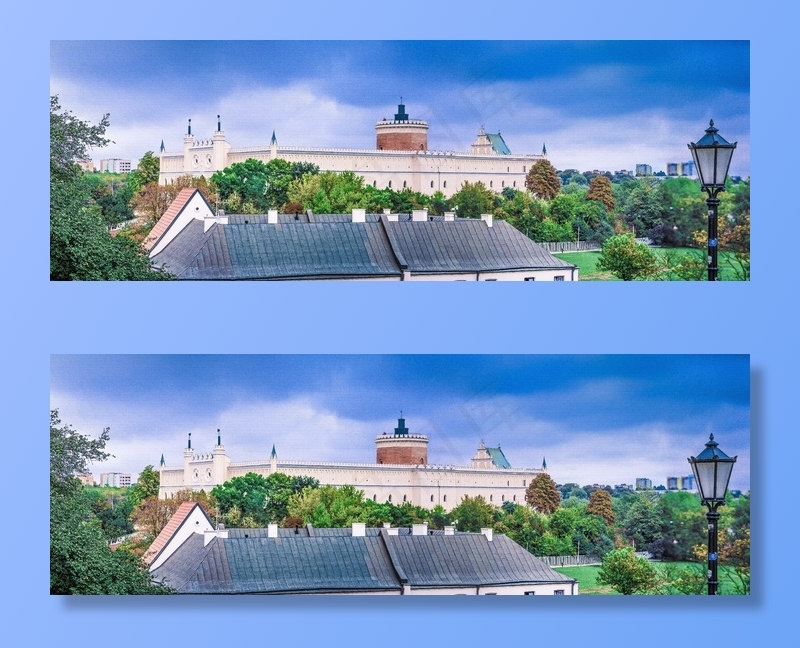 卢布林，城堡，纪念碑，旅游，波兰，全景图