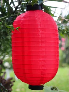 纸灯笼，光，Lampion，红色，花园，Gartendeko