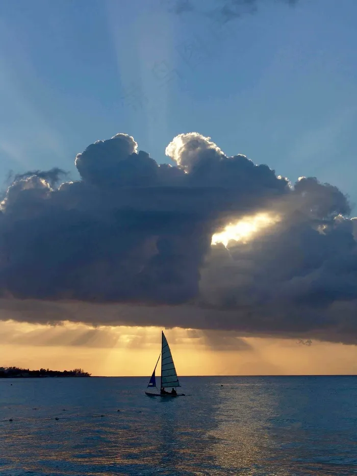 牙买加，太阳，海洋，海，加勒比海，引导，热带地区