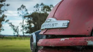 卡车，雪佛兰，老