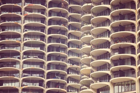 阳台，酒店，度假村，建筑，公寓，公寓