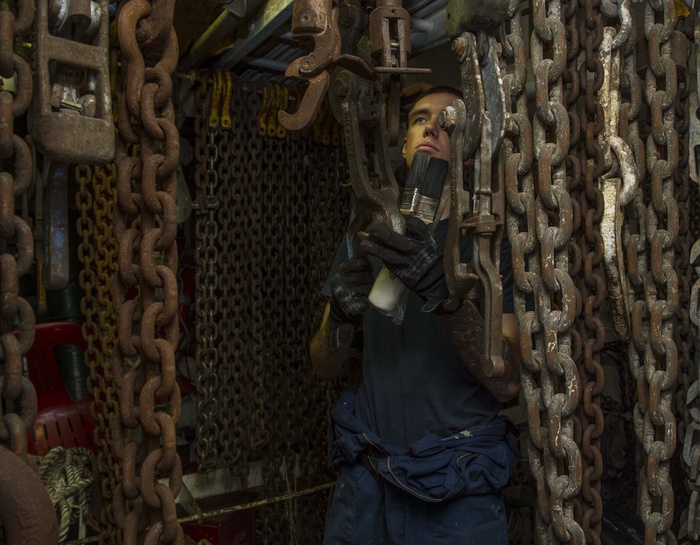 维护，工作，工作，水手，船舶，检查