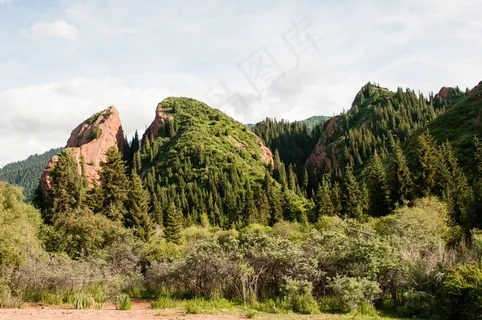 天空,夏天,山,森林,Efi,蓝天,斜坡 天空,夏天,山,森林,Efi,蓝天,斜坡