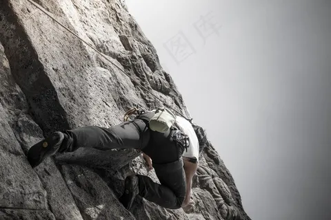 攀岩，健身，运动，悬崖，山